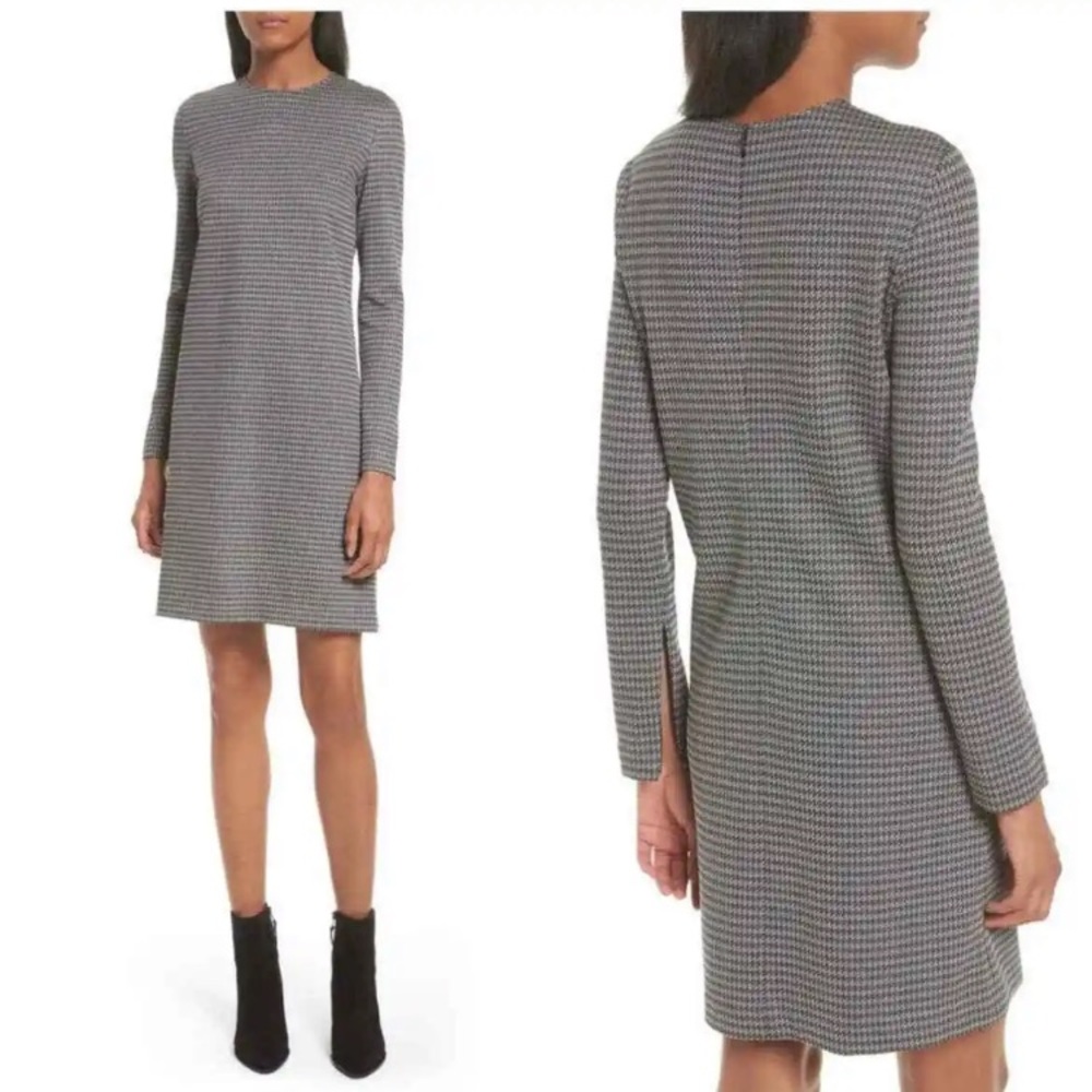 Nwot Theory Wynter Houndstooth Sheath Dress